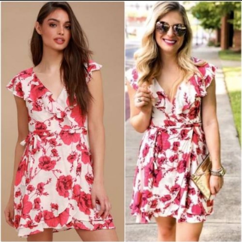 Free People French Quarter Floral wrap dress
